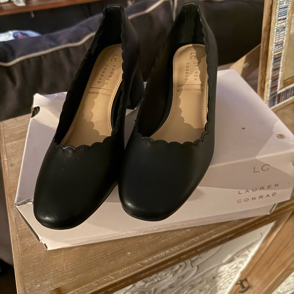 Kohl's LC Lauren Conrad Black Heels
